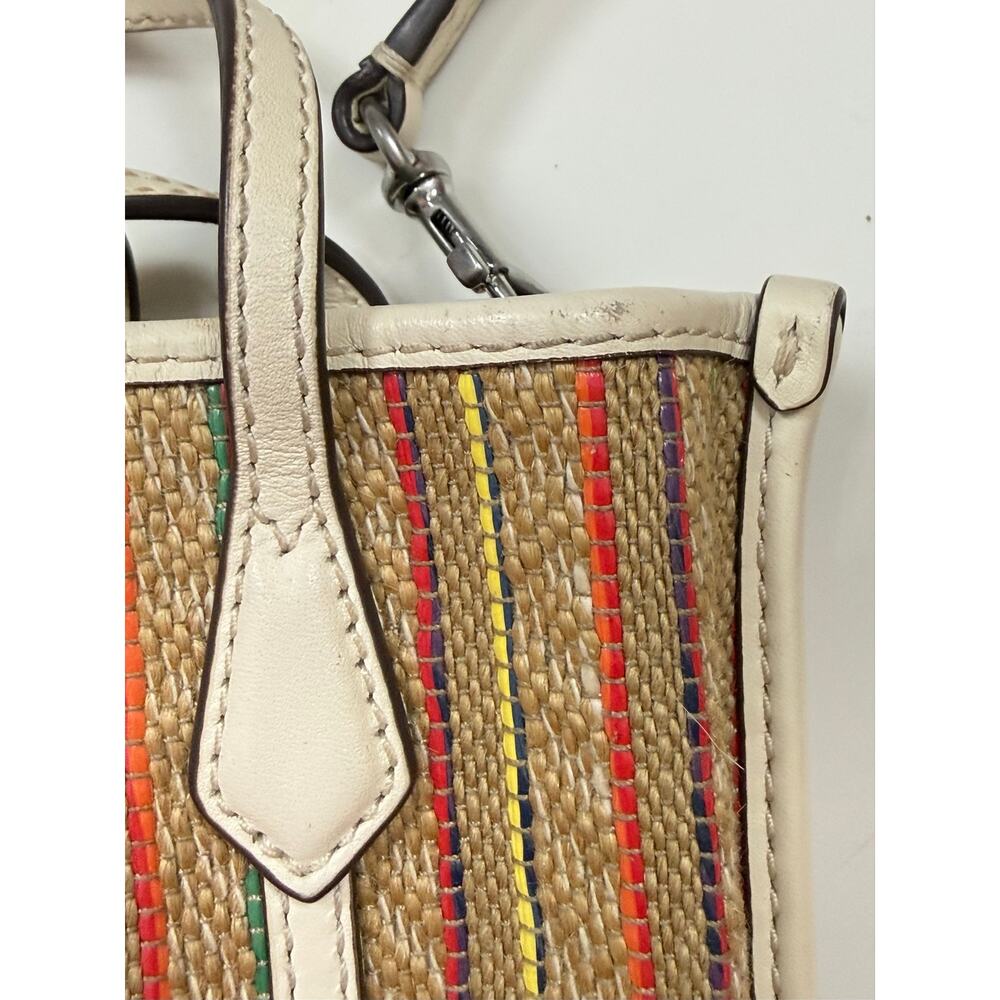 Tory Burch Mini Perry Striped Tote - Picture 11 of 11